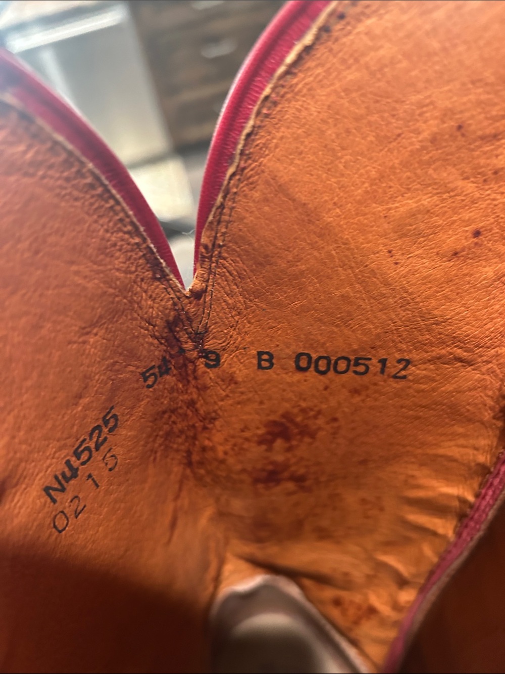 EUC Lucchese 1885 Red Leather Western Cowgirl Cowboy Boots 9B NFR rockabilly - Picture 12 of 12